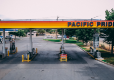 Lakeview Petroleum fuel truck at a Pacific Pride station, part of the cardlock program that helps fleets cut the cost of fuel fraud.